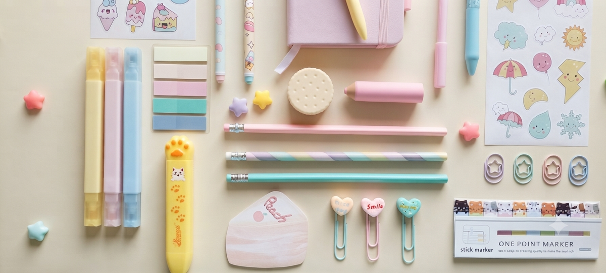 Mini Kit di Cancelleria Kawaii 🌸✨